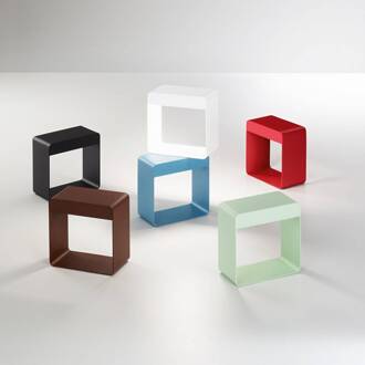 Dama LED tafellamp, wit, aluminium, ABS