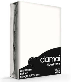 Damai Cotton Hoeslaken 160 x 220 cm Wit