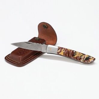 Damast-zakmes "Marbrée"