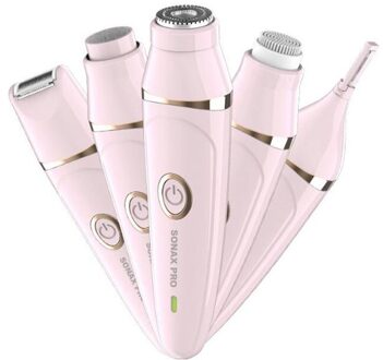 Dame Scheerapparaat 5 In 1 Elektrische Scheerapparaat Body Hair Trimmer Wenkbrauw Trimmer Baard Trimmer Facial Cleasner