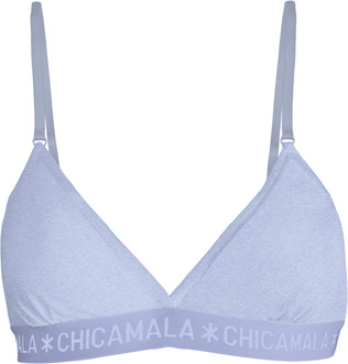 Dames 1-pack Triangle Top Effen