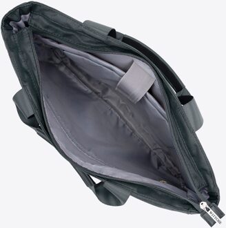 Dames 14" Laptoptas met Quilting, Grijs Polyester - One Size