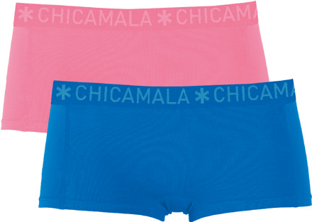 Dames 2-pack Boxershorts Effen