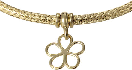 Dames 925 Sterling Zilveren Armband - Goud ZA-7396