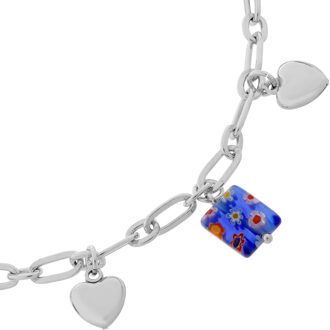 Dames 925 Sterling Zilveren Armband - Zilver ZA-1762 - maat