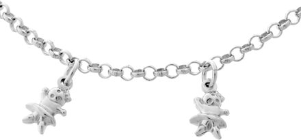 Dames 925 Sterling Zilveren Armband - Zilver ZA-1772