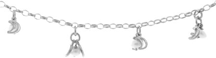 Dames 925 Sterling Zilveren Armband - Zilver ZA-1802 - One Size