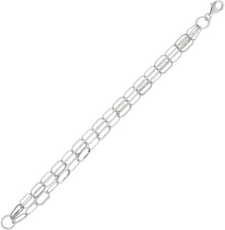 Dames 925 Sterling Zilveren Armband - Zilver ZA-1969