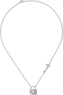 Dames 925 Sterling Zilveren Colier - Zilver ZK-7022