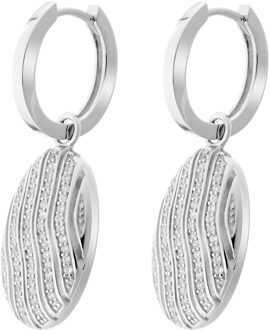 Dames 925 Sterling Zilveren Creolen - Zilver ZO-6049