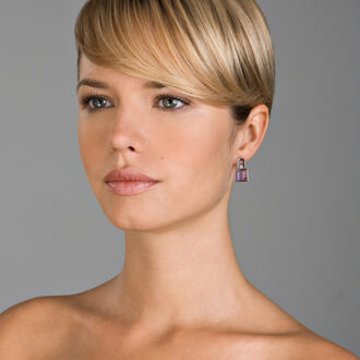 Dames 925 Sterling Zilveren Drop Oorbellen - Zilver ZO-5992