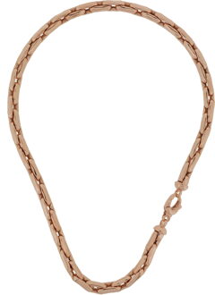 Dames 925 Sterling Zilveren Halsketting - Roze zk-7107/rg Rosé - One Size