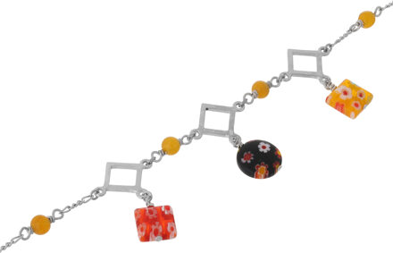 Dames 925 Sterling Zilveren Halsketting - Zilver ZK-2584 - maat