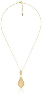 Dames 925 Sterling Zilveren Ketting met Hanger - Goud ZH-4517-GOUD - One Size
