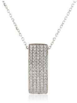 Dames 925 Sterling Zilveren Ketting met Hanger - Zilver ZH-4437 - maat