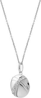 Dames 925 Sterling Zilveren Ketting met Hanger - Zilver ZH-4490
