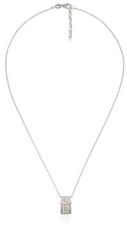 Dames 925 Sterling Zilveren Ketting met Hanger - Zilver ZH-4562