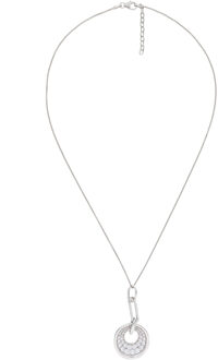 Dames 925 Sterling Zilveren Ketting met Hanger - Zilver ZH-4592