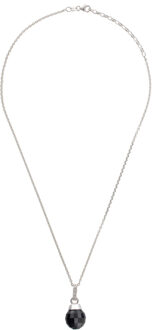 Dames 925 Sterling Zilveren Ketting met Hanger - Zilver ZH-4621