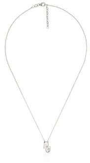 Dames 925 Sterling Zilveren Ketting met Hanger - Zilver ZH-4638