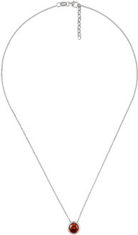Dames 925 Sterling Zilveren Ketting met Hanger - Zilver ZH-4685