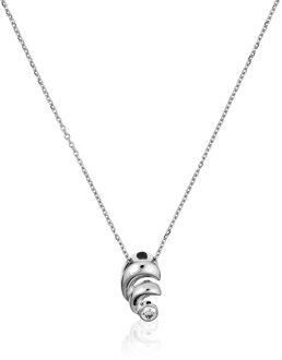 Dames 925 Sterling Zilveren Ketting met Hanger - Zilver ZH-4689