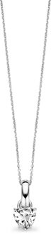 Dames 925 Sterling Zilveren Ketting met Hanger - Zilver ZH-4691