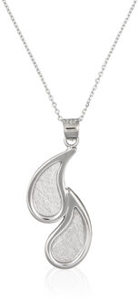 Dames 925 Sterling Zilveren Ketting met Hanger - Zilver ZH-4699