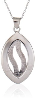 Dames 925 Sterling Zilveren Ketting met Hanger - Zilver ZH-4706