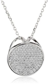 Dames 925 Sterling Zilveren Ketting met Hanger - Zilver ZH-4722