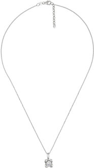Dames 925 Sterling Zilveren Ketting met Hanger - Zilver ZH-4739