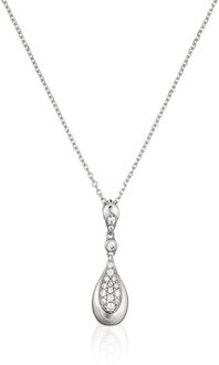 Dames 925 Sterling Zilveren Ketting met Hanger - Zilver ZH-4742