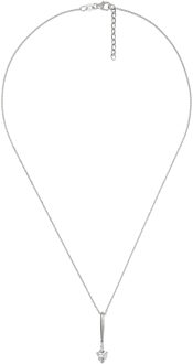 Dames 925 Sterling Zilveren Ketting met Hanger - Zilver ZH-4769