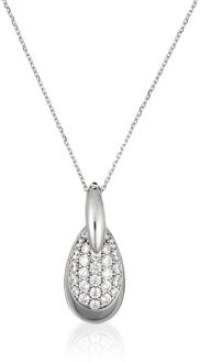 Dames 925 Sterling Zilveren Ketting met Hanger - Zilver ZH-4771