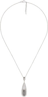 Dames 925 Sterling Zilveren Ketting met Hanger - Zilver ZH-4798