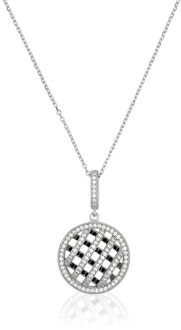 Dames 925 Sterling Zilveren Ketting met Hanger - Zilver ZH-4836