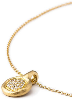 Dames 925 Sterling Zilveren Ketting met Hanger - Zilver ZH-4849/1