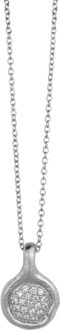 Dames 925 Sterling Zilveren Ketting met Hanger - Zilver ZH-4849