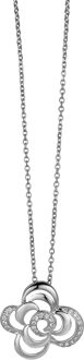 Dames 925 Sterling Zilveren Ketting met Hanger - Zilver ZH-4864