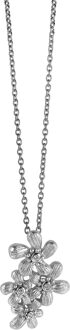 Dames 925 Sterling Zilveren Ketting met Hanger - Zilver ZH-6026