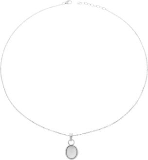 Dames 925 Sterling Zilveren Ketting met Hanger - Zilver ZH-6040