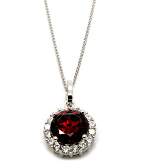 Dames 925 Sterling Zilveren Ketting met Hanger - Zilver ZH-6044/1