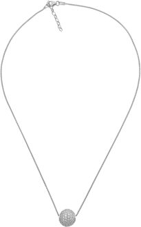 Dames 925 Sterling Zilveren Ketting met Hanger - Zilver ZH-7235 - One Size