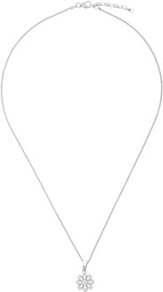 Dames 925 Sterling Zilveren Ketting met Hanger - Zilver ZH-7305 - One Size