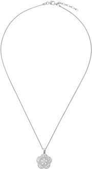 Dames 925 Sterling Zilveren Ketting met Hanger - Zilver ZH-7309