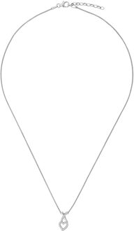 Dames 925 Sterling Zilveren Ketting met Hanger - Zilver ZH-7361