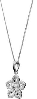 Dames 925 Sterling Zilveren Ketting met Hanger - Zilver ZH-7479