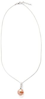 Dames 925 Sterling Zilveren Ketting met Hangertje - Zilver ZH-4622