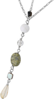 Dames 925 Sterling Zilveren Ketting - Zilver ZK-2585