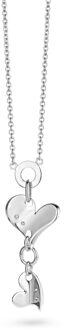 Dames 925 Sterling Zilveren Ketting - Zilver ZK-2754 - One Size